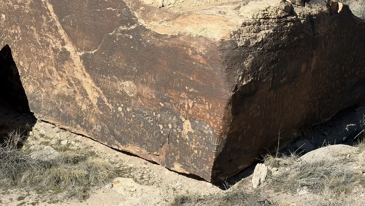 ‎⁨Petroglyphs, Petrified Forest, ⁨Saint Johns⁩, ⁨Arizona⁩, ⁨United States⁩