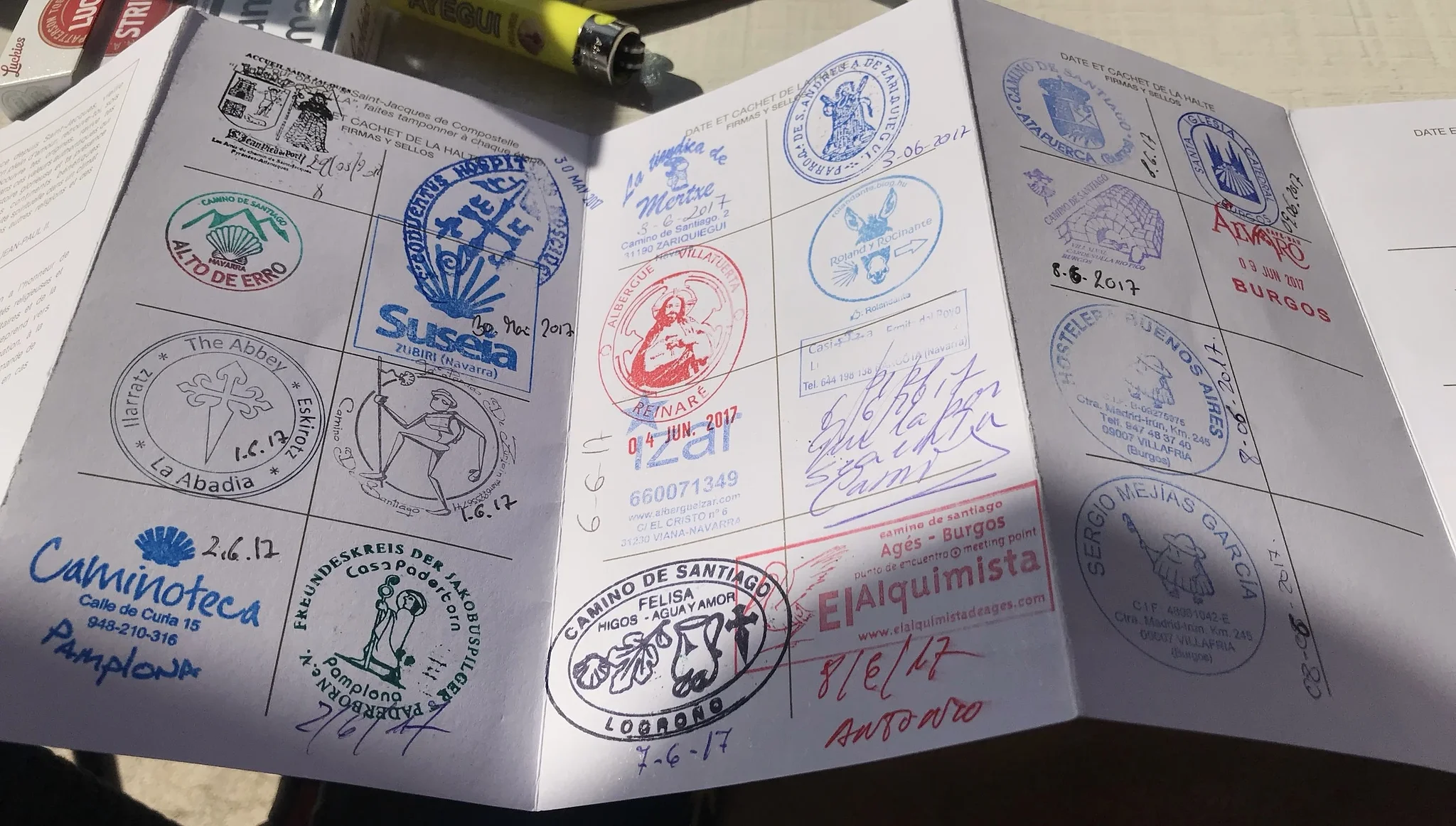 Camino Stamps, ‎⁨Burgos⁩, ⁨Spain⁩