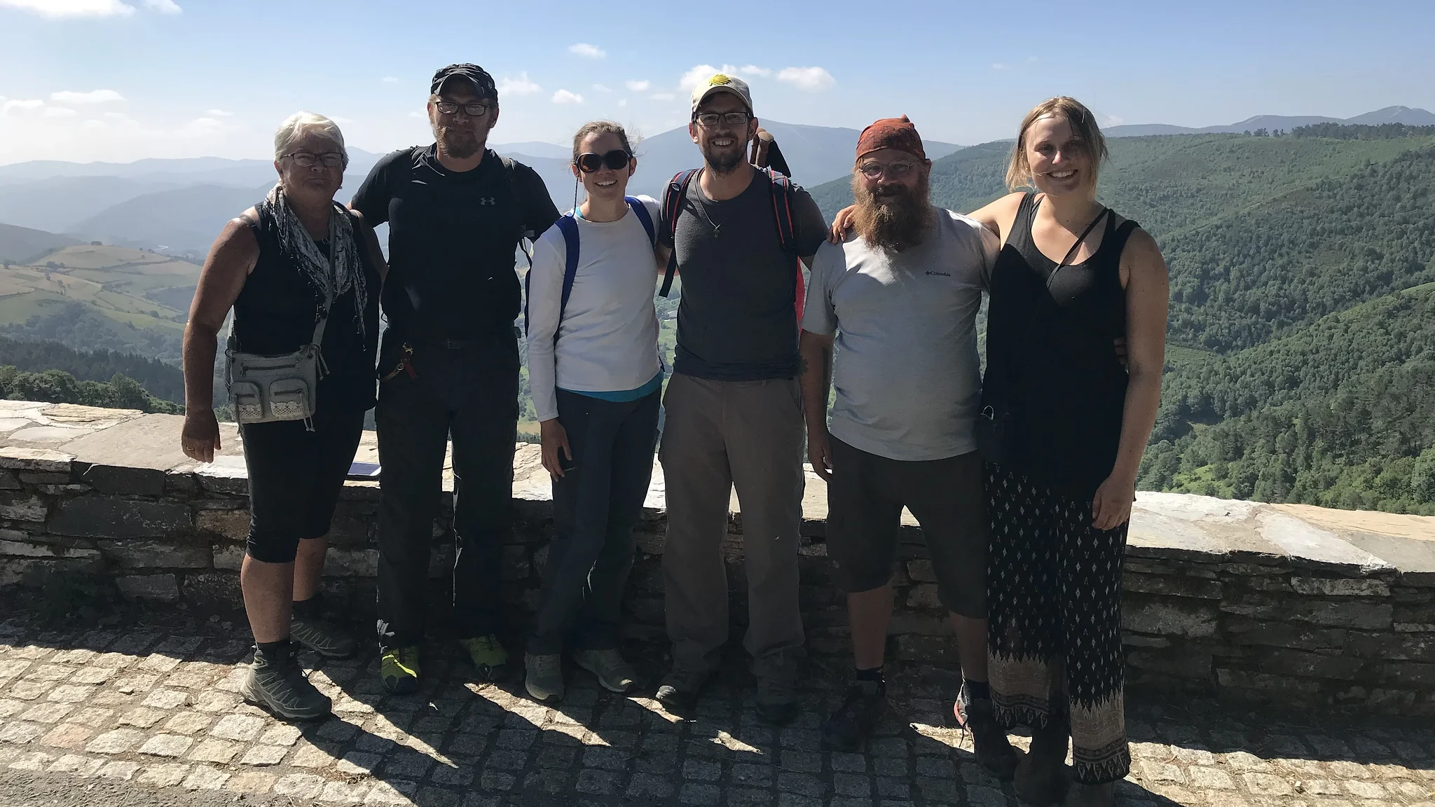 Camino Family on O Cebreiro