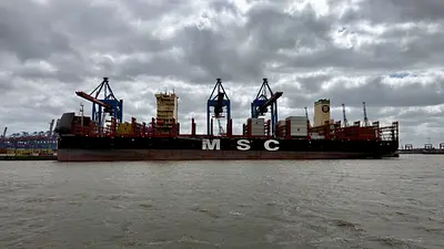 MSC Vessel, Hamburg