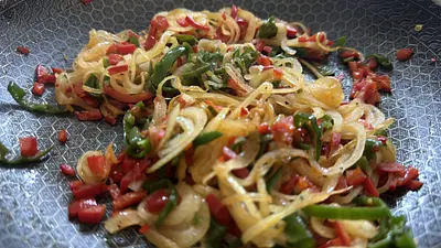 Summer Taco Salsa, spicy hot version.